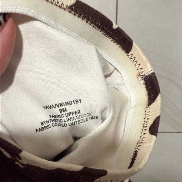 Steve Madden Cow-Print Over-the-Knee Stiletto Boots - Black & White - Picture 3 of 4